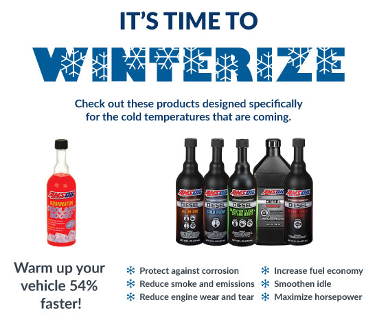 It's time to Winterize with AMSOIL products
